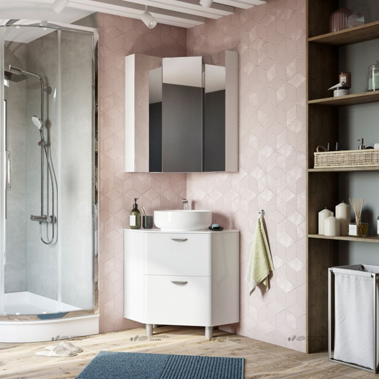 Мебель для ванной Stworki Лунд 60 белая