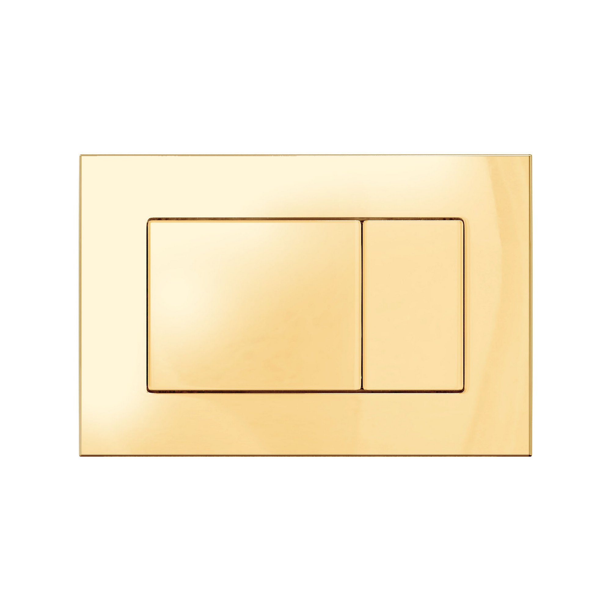 Кнопка BERGES для инсталляции ATOM, золото глянец