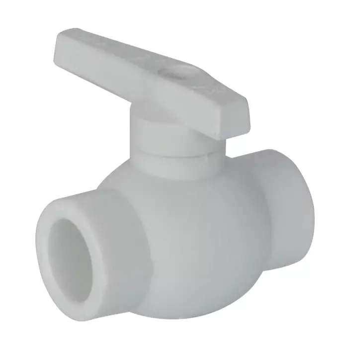 Кран шаровой PP-R белый Дн 32 внутренняя пайка VALFEX 10144032