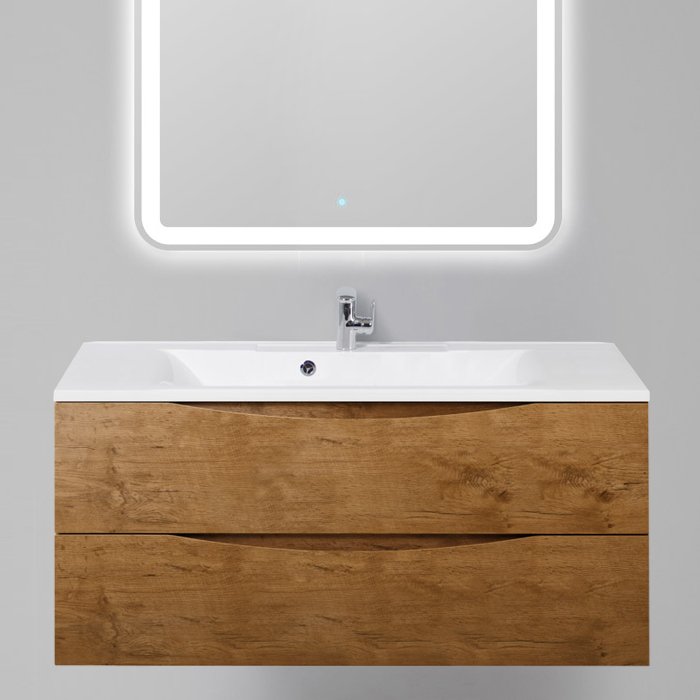 Тумба с раковиной BelBagno Marino 120 rovere nature (MARINO-1200-2C-SO-RN-P+BB1200/450-LV-MR-PR)