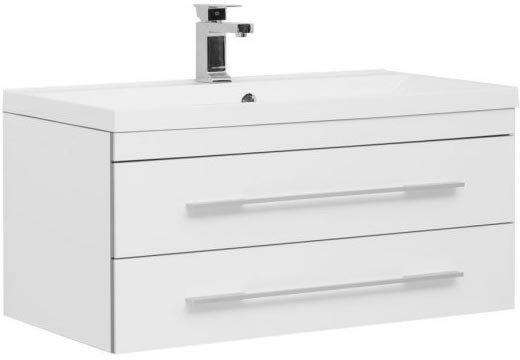 Тумба под раковину Aquanet Верона NEW 90 см 00172335 белая