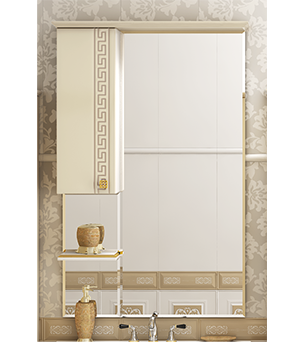 Зеркальный шкаф Misty Olimpia Lux 75 Л-Олл04075-033СвЛ