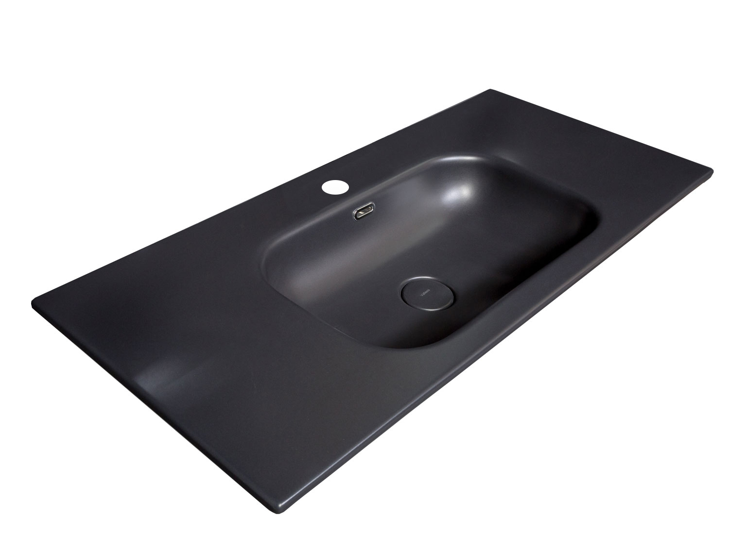 Столешница моноблок Vallessi 100 антрацит керамика