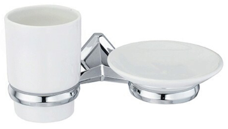 Держатель стакана и мыльницы WasserKraft Aller K-1126C