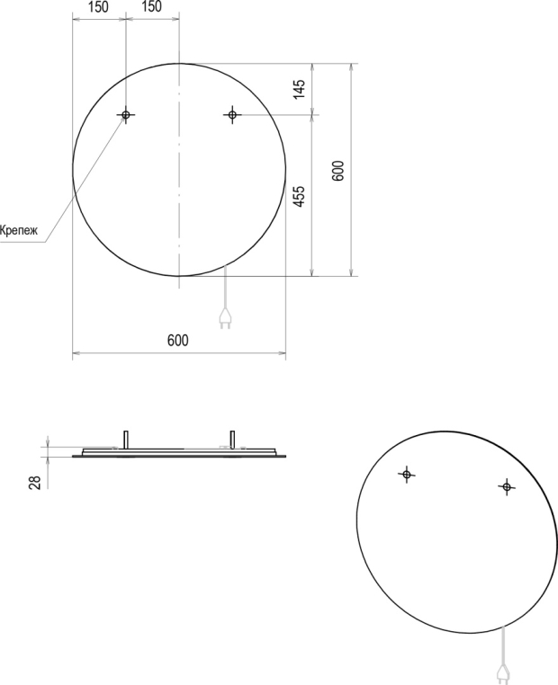 Мебель для ванной Stworki Ноттвиль 60 бежевый шелк, без отверстия под смеситель
