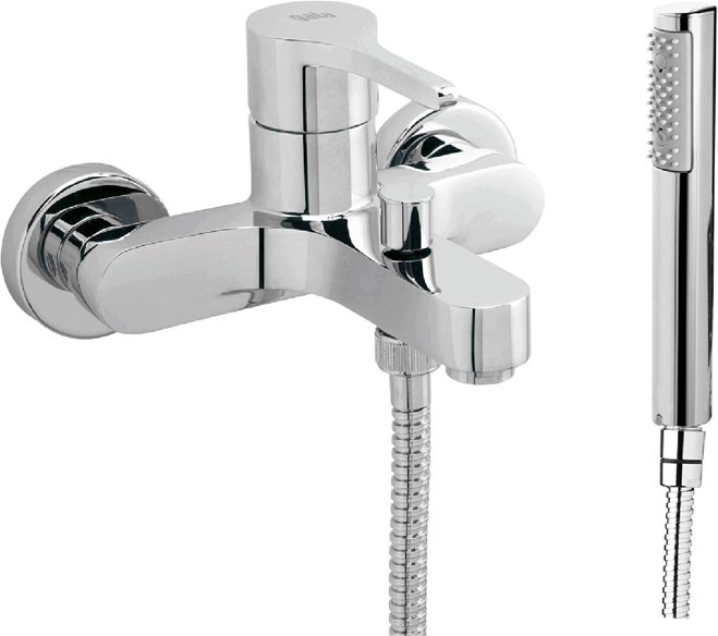 Смеситель для ванны с ручным душем Gala Silk 38966