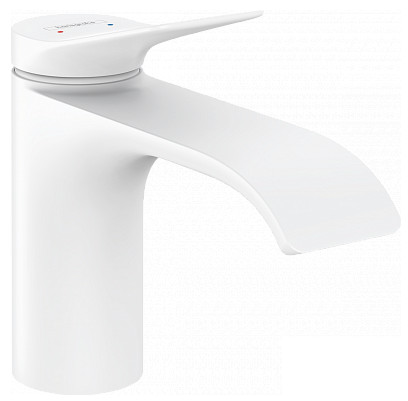 Смеситель для раковины Hansgrohe Vivenis без донного клапана 75012700 белый матовый