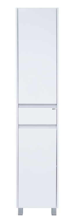 Шкаф-пенал Misty Алиса 35 с 1 ящ. белый левый