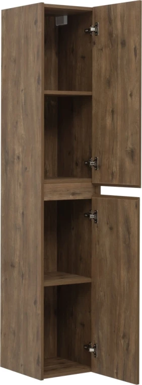 Шкаф-пенал для ванной Aquanet Nova Lite 35 дуб рустикальный 00249522