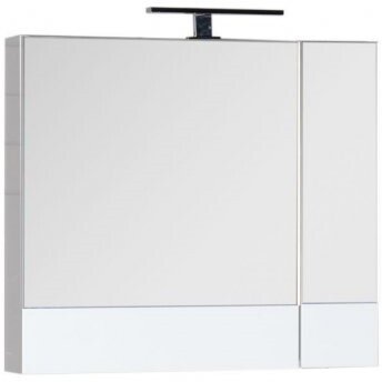 Зеркало-шкаф Aquanet Нота 75x67 00165130 белый