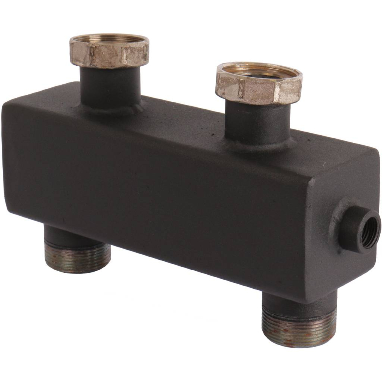 Гидравлическая стрелка ROMMER (RDG-0015-004003) с накидными гайками 1 1/2, 5,60 м3/час