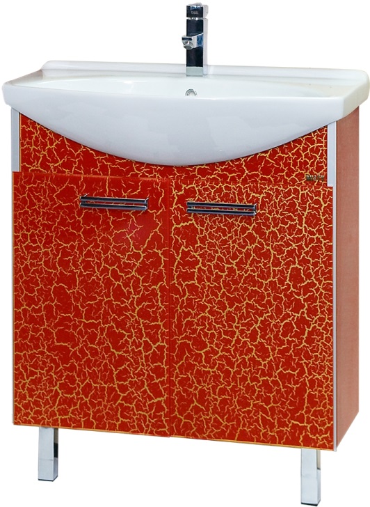 Тумба подвесная Misty Джулия Л-Джу01075-0413По Краколет красная