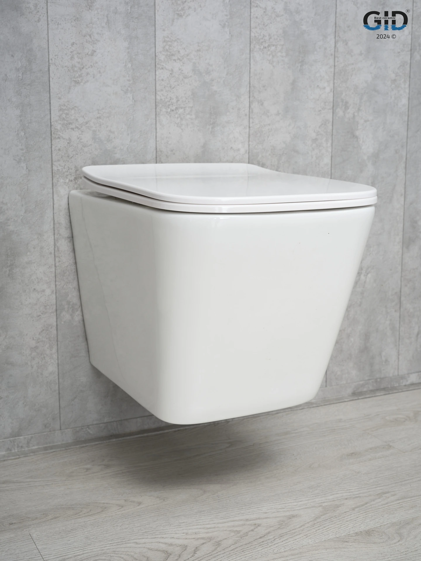 Унитаз подвесной Gid Tr2143 62257Y белый 49x34x36