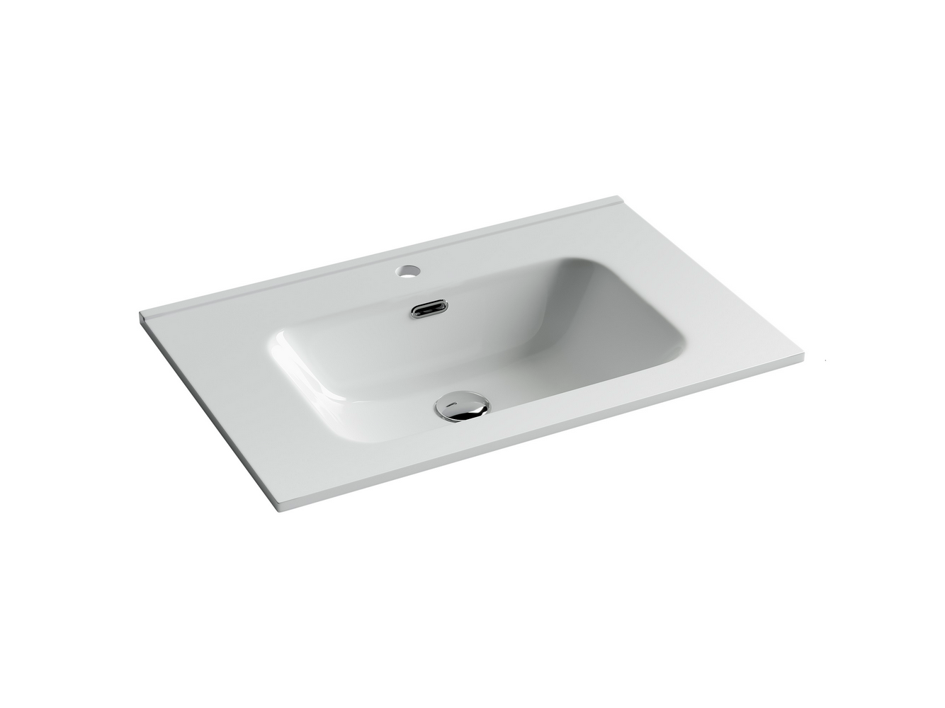 Накладные раковины CERAMICANOVA CN7007 Умывальник накладной прямоугольный Element 700*460*175мм