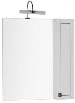 Зеркало-шкаф Aquanet Честер 75x85 00182632 белый/серебро