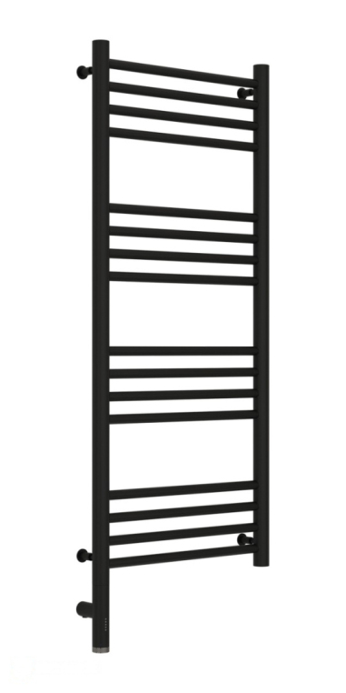 Электрический полотенцесушитель Сунержа Богема 3.0 прямая 1000x400 МЭМ Лев. матовый черный (31-5804-1040)