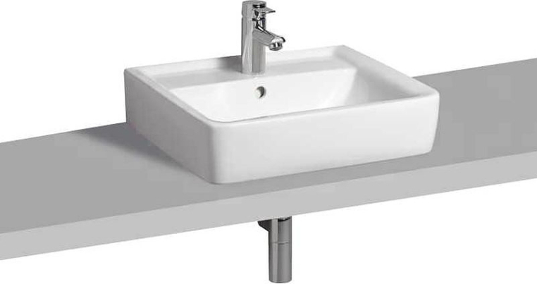 Раковина накладная Geberit Renova Nr. 1 Plan 55x44 225155000