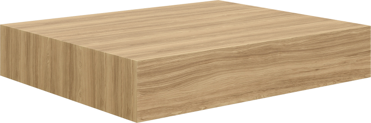 Мебель для ванной Stworki Ольборг 60 столешница дуб французский, без отверстий, с тумбой 60, с раковиной Vitra Water jewels