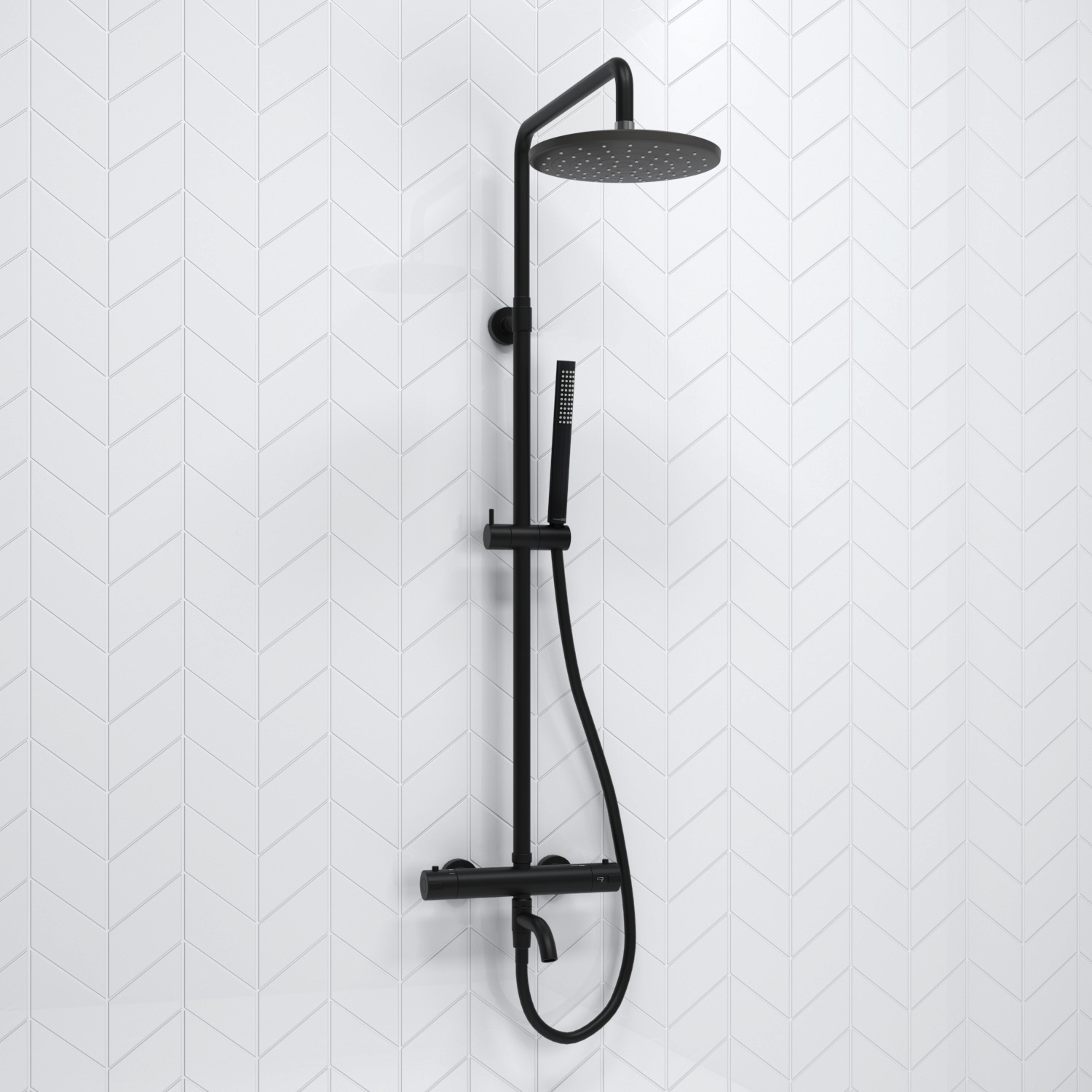 A288.077.217.BM Thermo Душевой комплект с термостатическим смесителем