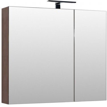 Зеркало-шкаф Aquanet Нью-Йорк 100x85 00203955 орех