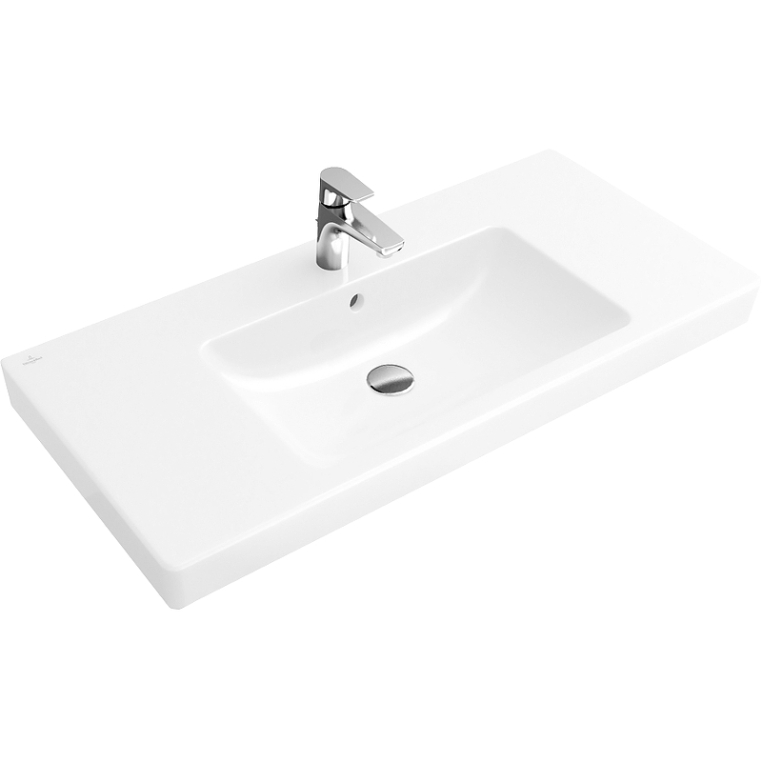 Pаковина Villeroy & Boch Subway 2.0 80x48 71758001 альпийский белый, с переливом, нешлифованный