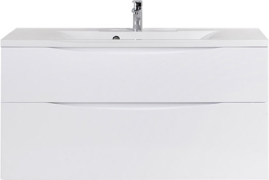 Тумба с раковиной BelBagno Marino H120 bianco lucido (MARINO-H60-1200-2C-SO-BL-P+BB1200/450-LV-MR-PR)
