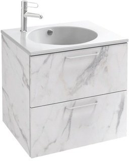 Тумба под раковину Jacob Delafon Odeon Rive Gauche 80 EB2522-R5-NR4 белый мрамор