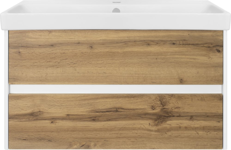 Тумба с раковиной Misty Адриана 90 (П-Адр01090-0122Я+1.WH50.1.629)