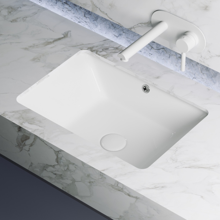 Раковина встраиваемая снизу под столешницу Ceramica Nova Element прямоугольная CN6045