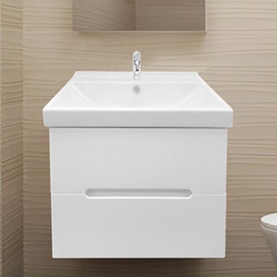 Тумба с раковиной Misty Мадрид 80 (П-Мад-01080-011П2Я+FST80SLWB01)