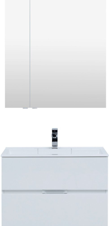 Комплект мебели Aquanet Алвита 80 белая (235339+00187094+235342)