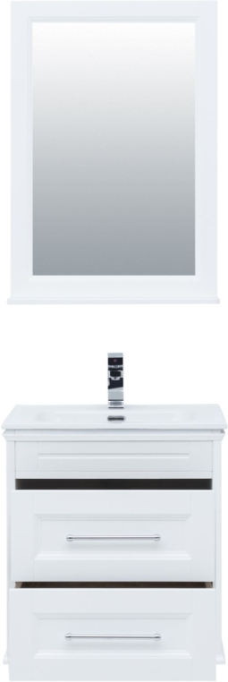Комплект мебели для ванной Aquanet Бостон М 60 белый матовый 00210629