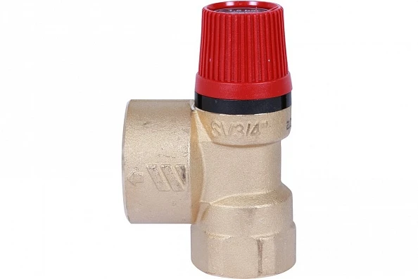 Клапан предохранительный Stout SVH для систем отопления, 3/4"x1", 3 бара (SVS-0001-003020)