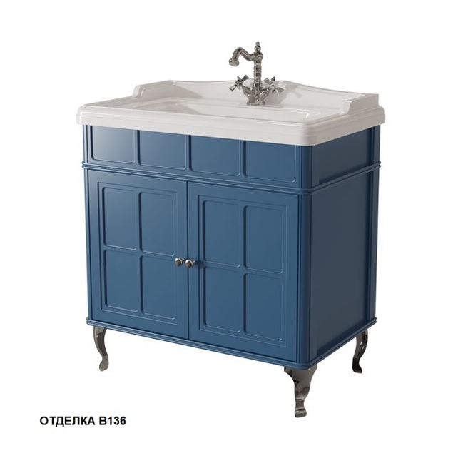 Тумба под раковину Caprigo Borgo 80 см blue 33412CH-B136