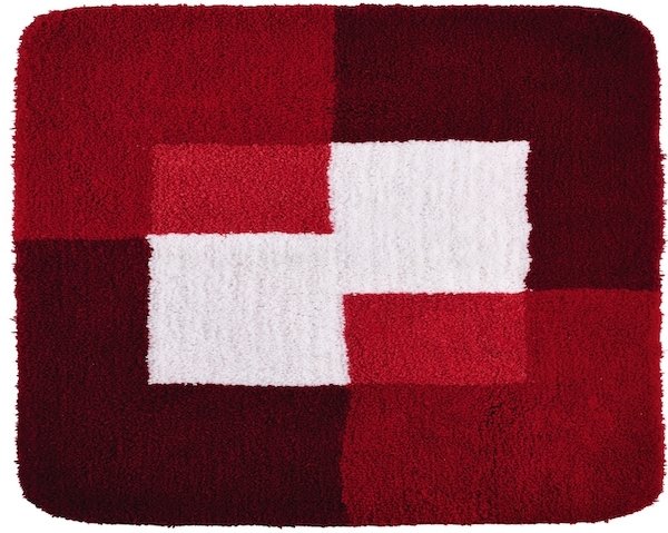 Коврик для ванной Ridder Coins 55x50 7103806 красный