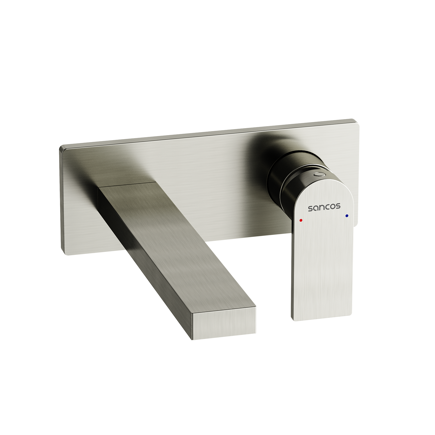 Смеситель для раковины SANCOS Studio c внутренней частью, брашированный никель, PVD покрытие, арт. SC9017BN