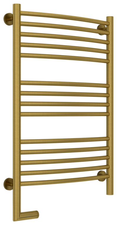 Электрический полотенцесушитель Сунержа Богема 2.0 (прямая) 800x500 ТЭН Лев. состаренная Латунь (051-5204-8050)