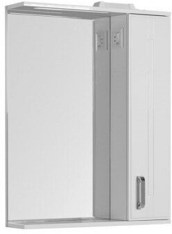 Зеркало-шкаф Aquanet Рондо 70x92 00189162 белый