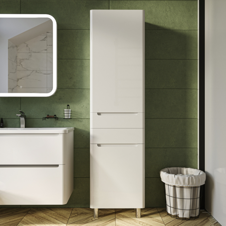 Шкаф-пенал Stworki Монтре 190 белый (Мон.04.190/N/W)