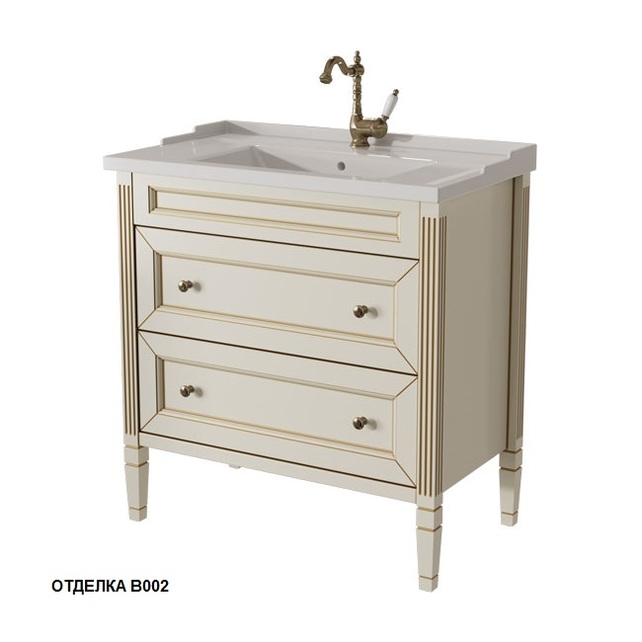 Тумба под раковину Caprigo Albion-promo 80 см bianco antico 33315-В002