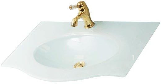 Раковина Cezares Petalo 87 см PETALO-BIANCO-900-VTR