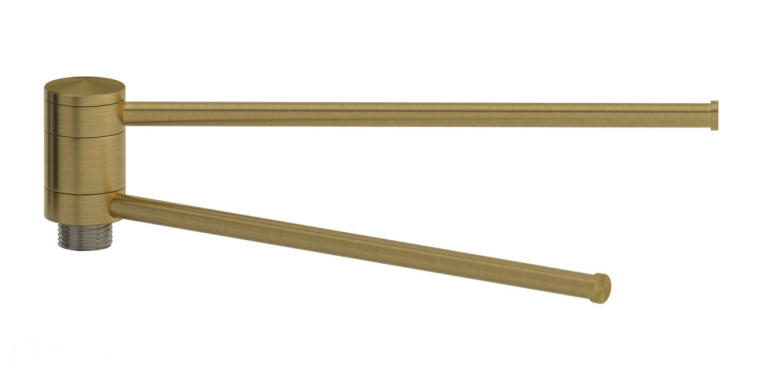 Полотенцедержатель Сунержа 360 L 250 мм состаренная латунь (051-2003-0250)