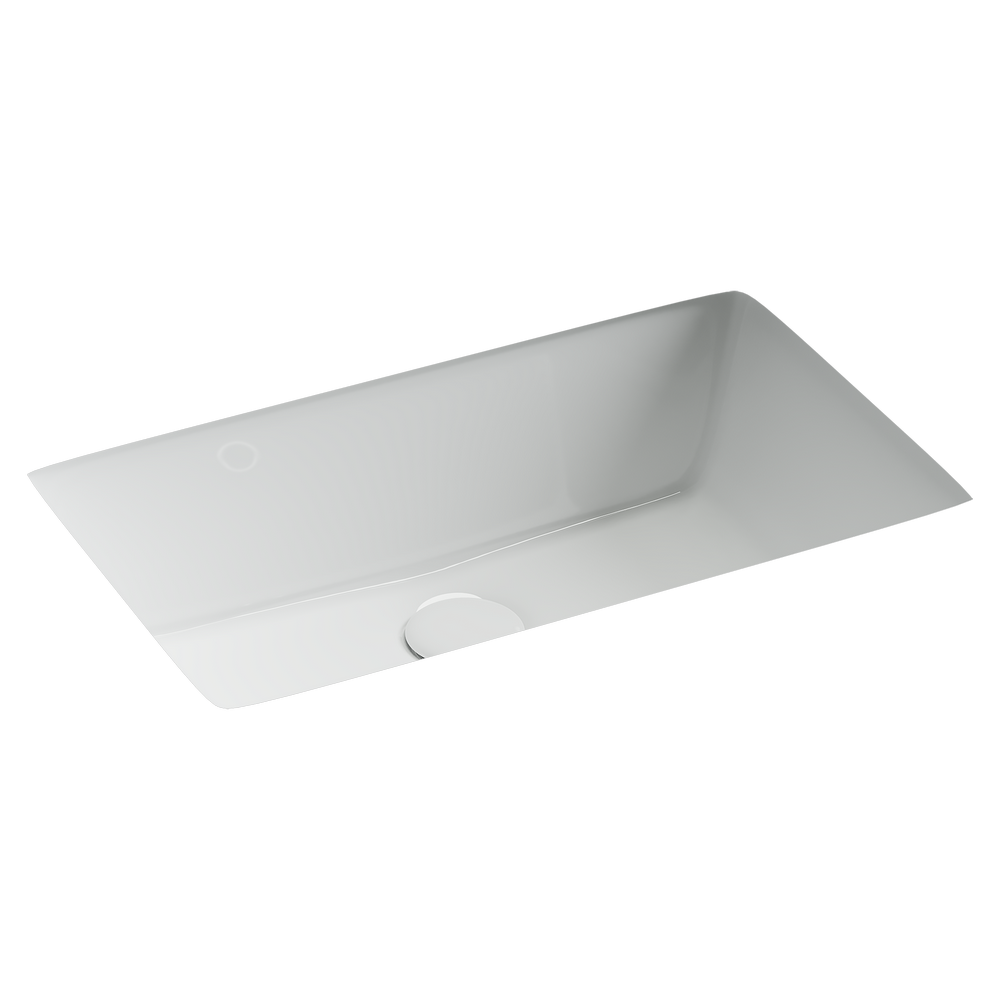 Раковина встраиваемая снизу Ceramicanova Era 525x345x175мм, c отверстием слива - перелива белый, арт.CN15004