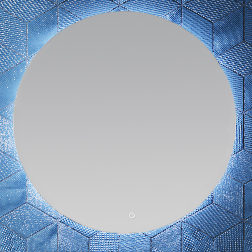 Зеркало круглое Stworki Ноттвиль 60 с подсветкой, сенсор на зеркале, круглое, настенное, российское (ZkJUL.60)