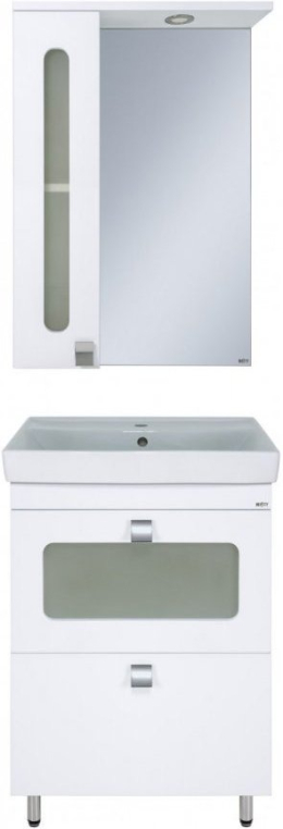 Комплект мебели Misty Урал 60 2 ящика (Э-Ура-01060-0212Я+БП-э000000983+Э-Ура-04060-021Л)