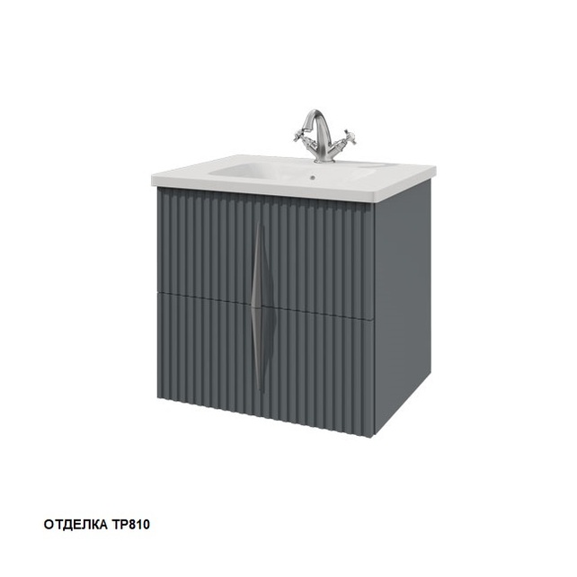 Тумба под раковину Caprigo Novara 60 см графит 35915-TP810