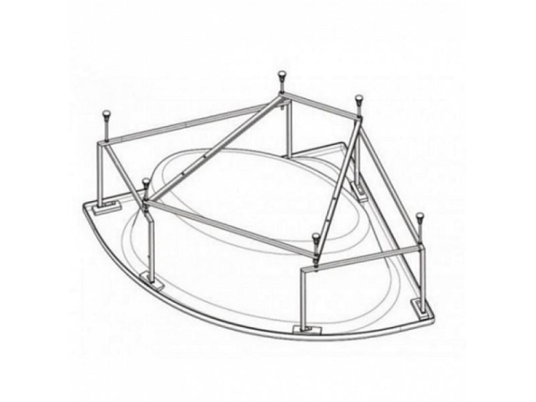 Монтажный комплект для ванны Santek Карибы 140x140 1.WH11.2.430