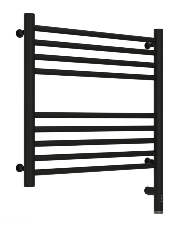 Электрический полотенцесушитель Сунержа Богема 3.0 прямая 500x500 МЭМ Пр. матовый черный (31-5805-5050)