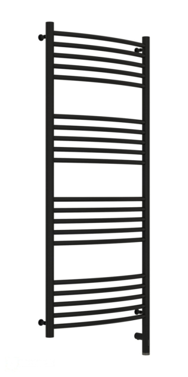 Электрический полотенцесушитель Сунержа Богема 3.0 выгнутая 1200x500 МЭМ Пр. матовый черный (31-5803-1250)