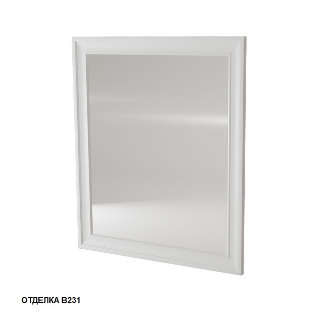 Зеркало Caprigo Ponza 80x90 см белая 13532-B231